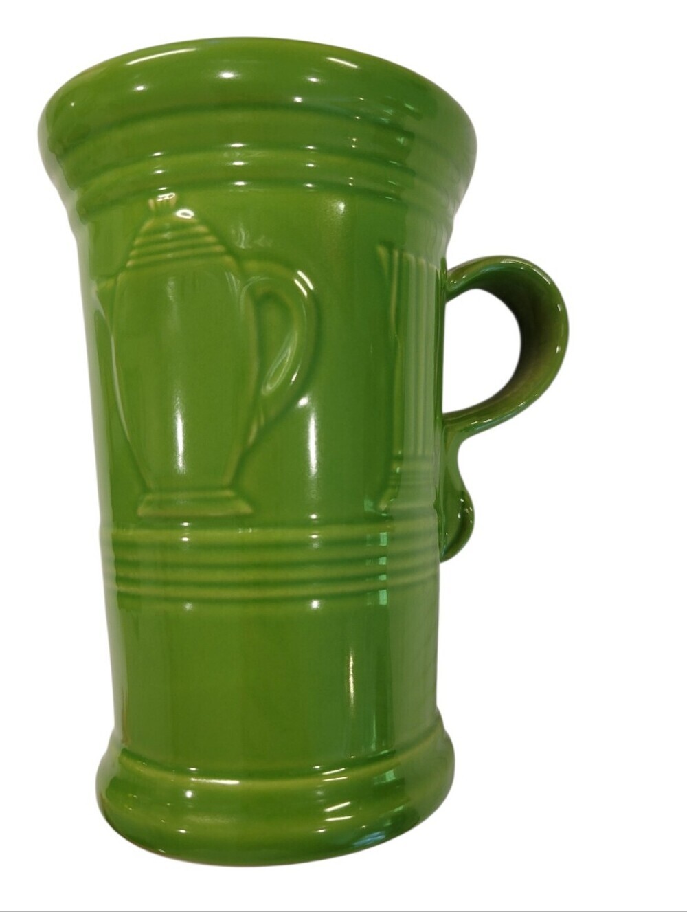 Fiesta Ware Shamrock Cappuccino Mug 21 oz | Retired Shape | Homer Laughlin USA